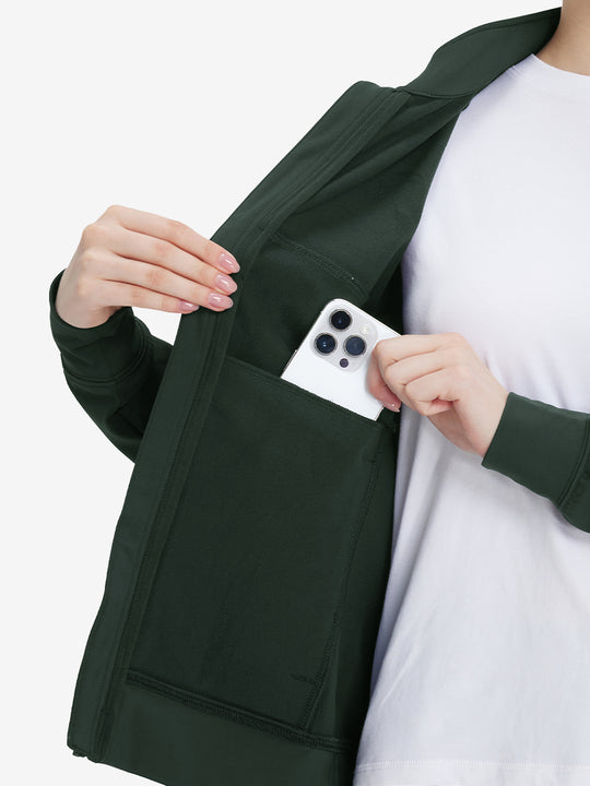 Women's Water-Resistant Stretch Fleece Lined Jacket