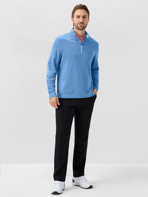 Herringbone Jacquard 1/4 Zip Pullover