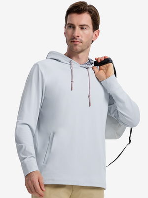 Soft Stretchy Hoodies with Inner Print Hood