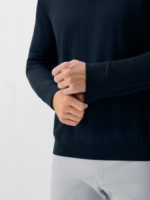 Pure Merino Wool Knit Sweater Polo Shirts