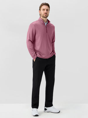 Herringbone Jacquard 1/4 Zip Pullover