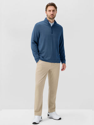 Herringbone Jacquard 1/4 Zip Pullover