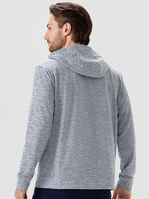 Texture Fleece Lined Golf Hooded Jacket