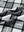 Close-up of retro grey plaid full print lightweight quarter zip pullover fabric, soft and breathable texture