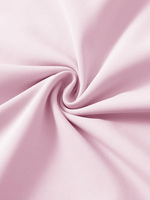 Close-up of fabric for women's lightweight hoodies pullover, soft texture in pale pink with fine detail