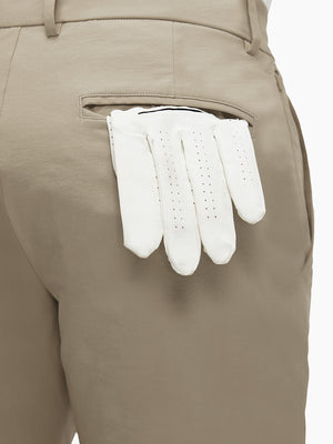 Flat Front Flex Cotton Blend Golf Shorts