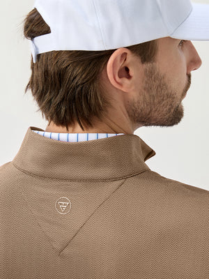 Herringbone Jacquard 1/4 Zip Pullover