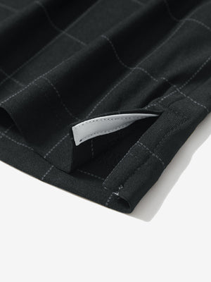 Performance Reflective Checked Collar Golf Shirt