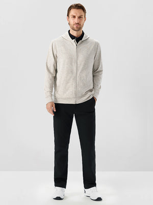 Texture Fleece Lined Golf Hooded Jacket