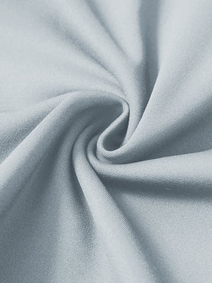 Fabric detail of Fleece lined golf quarter zip showing warm texture in grey mist