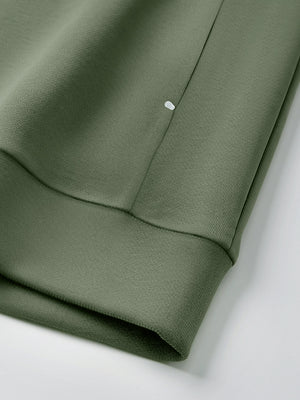 Crewneck Sweatshirt with Zip Pockets
