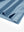 Close-up of the hem vent on the misty blue ventilated pique performance polo, showing the side split for movement