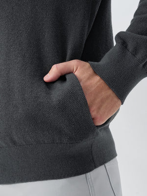 Wool Full Zip Sweater Bomber Jackets