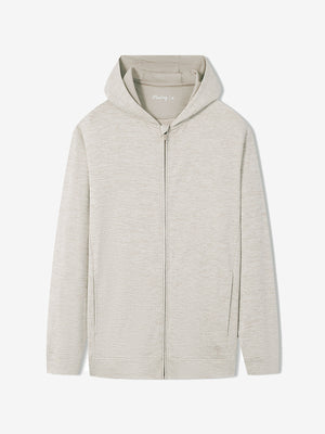 Texture Fleece Lined Golf Hooded Jacket