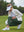 Woman adjusting ankle zip on Women's Ultra-stretch Quick Dry Sweatpants with Ankle Zips in forest green on golf course
