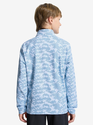 Youth Print Midlayer Q-Zip Pullover Sweatshirts