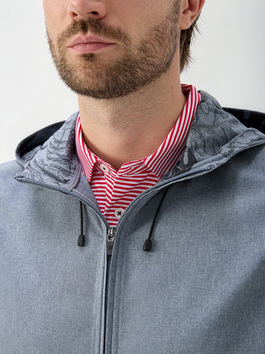 Water Resistant Sleeveless Hooded Jacket With Pockets
