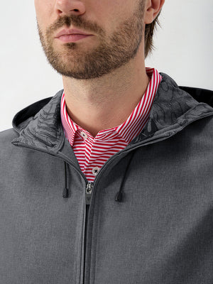 Water Resistant Sleeveless Hooded Jacket With Pockets
