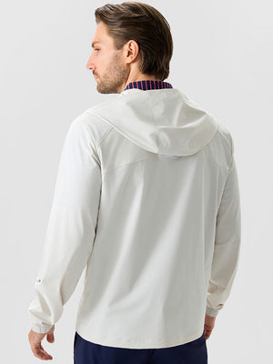Nylon Blend Water Resistant Windbreaker Jacket