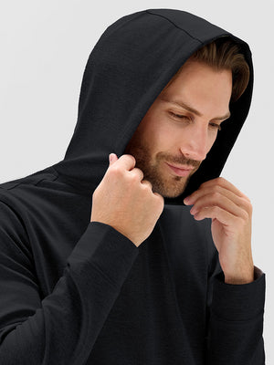 Heather Scuba Hoodies with Zipper Pockets