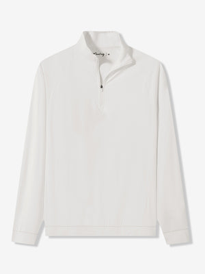 4 Way Stretch Nylon Brushed Quarter Zip Sweatshirts